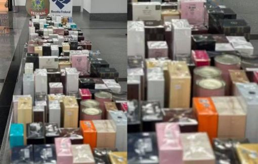 Receita apreende R$ 100 mil em perfumes no aeroporto de Salvador 