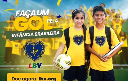  Zico entra em campo com a LBV em campanha pela infância brasileira