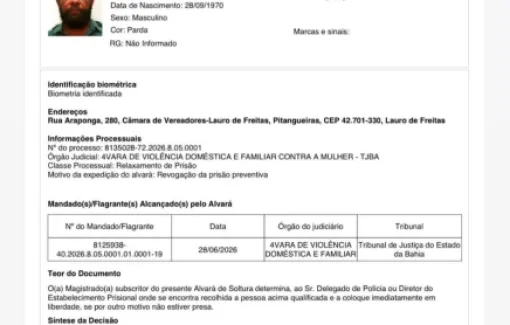 Portal Abrantes apura com exclusividade que Juca deixou a prisão na manhã desta terça-feira
