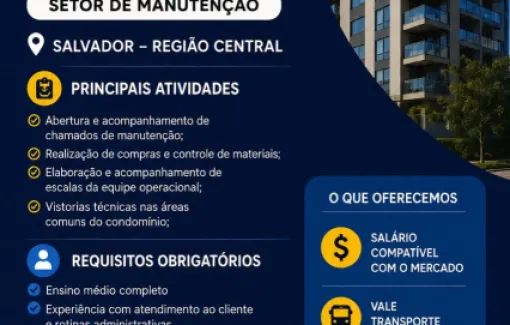 Empresa abre vaga para Assistente Operacional Administrativo em Salvador; saiba como se candidatar