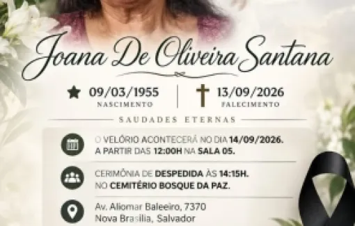 Abrantes lamenta a morte de Joana de Oliveira Santana, mãe de Piuí da Fanfarra