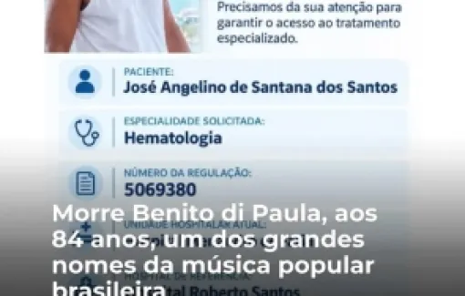 Paciente está há 19 dias internado no Hospital Menandro de Faria aguardando regulação para hematologista