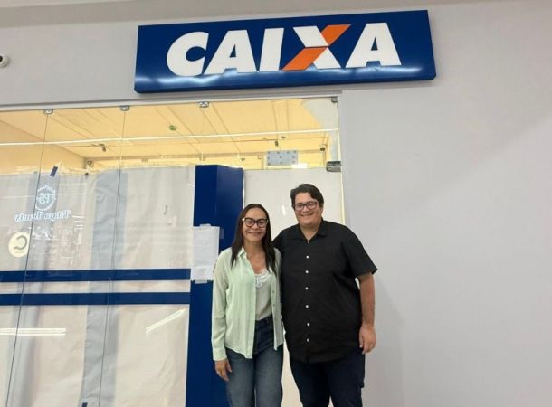  Tagner visita agência da Caixa em Abrantes e apresenta unidade pronta para inauguração