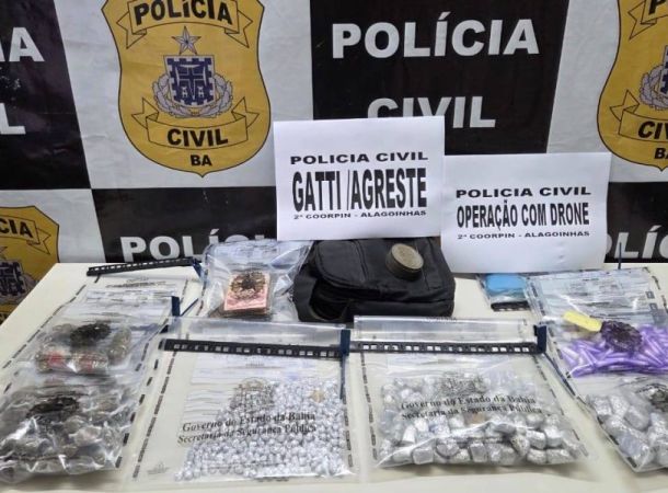 Homem é preso com drogas no interior da Bahia 