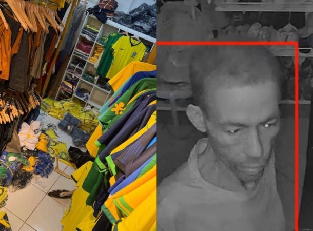 Bandido invade loja em Lauro de Freitas e causa prejuízos 