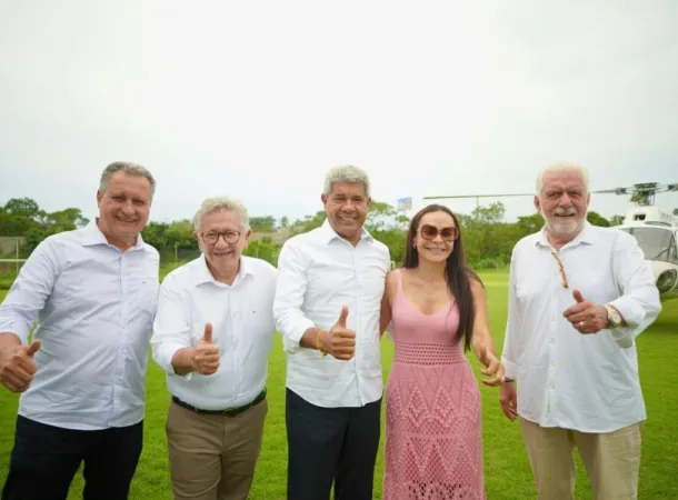 Caetano recebe Jerônimo Rodrigues, Rui e Wagner em Camaçari para encontro do PGP