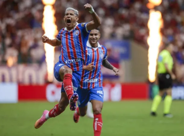 Bahia vira sobre o Internacional na Fonte Nova e assume o quinto lugar do Brasileirão