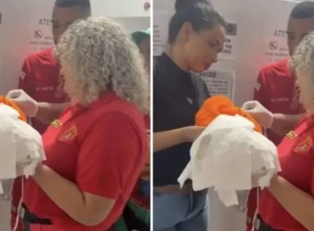 Recém-nascido é encontrado em lixeira de banheiro na Feira de Camaçari