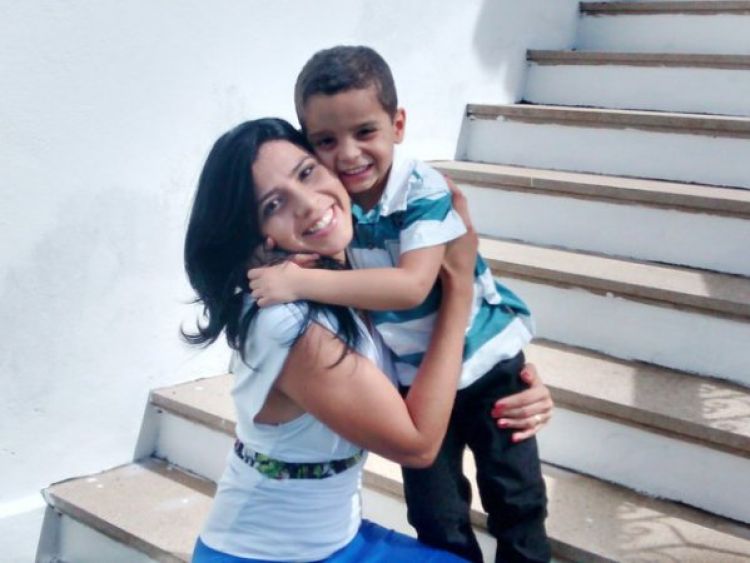 Filho do coração, Samuel pede um irmãozinho para família (Foto: Cristiane Mendes/G1)
