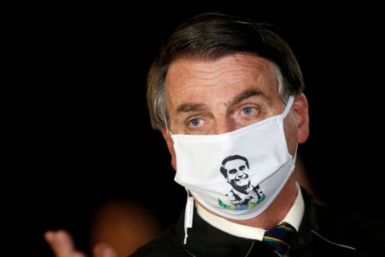 Presidente Jair Bolsonaro no Palácio da Alvorada, em Brasília 22/05/2020 REUTERS/Adriano Machado