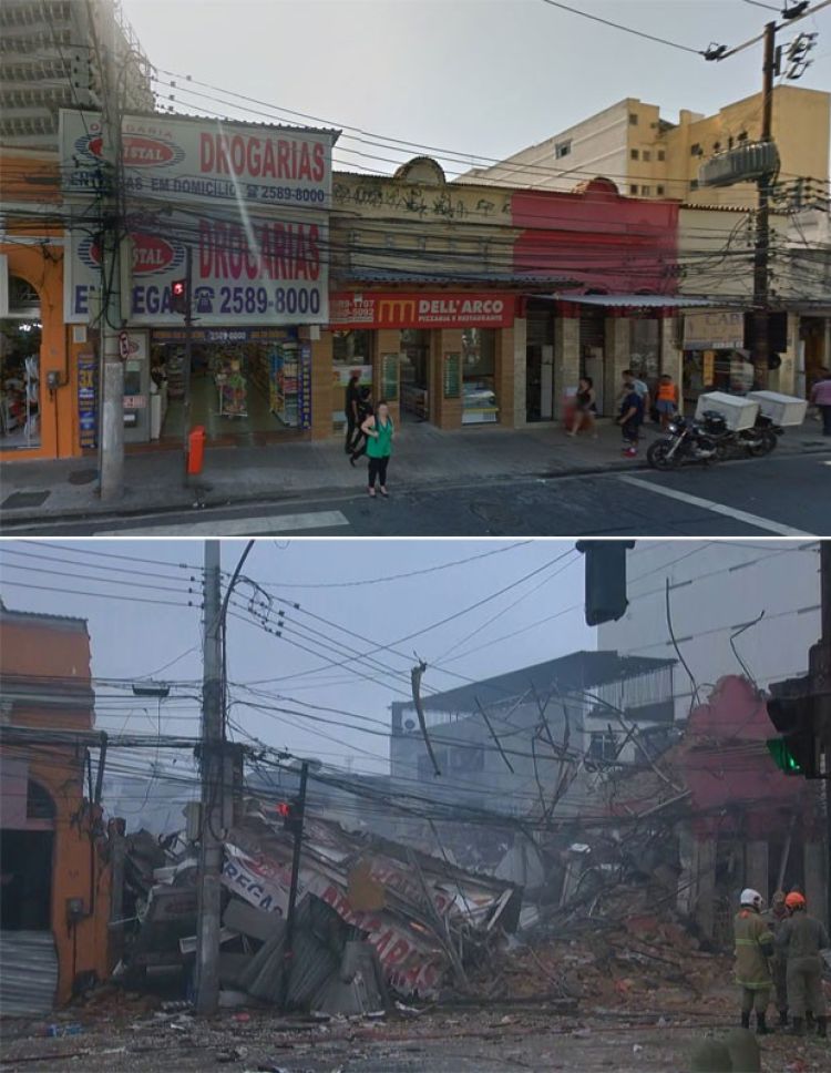 Foto: Reprodução/GoogleStreetView e GloboNews
