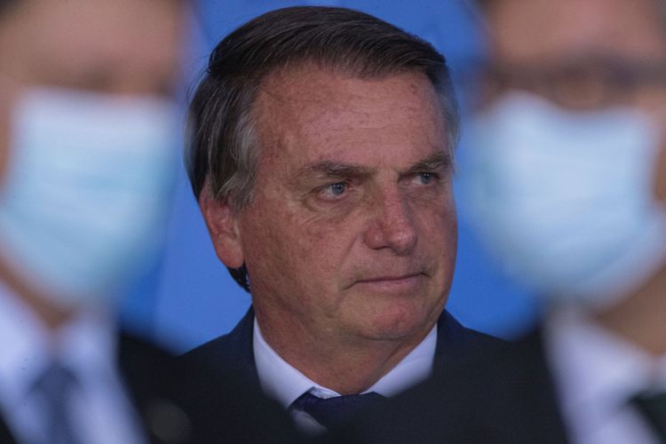 Bolsonaro no Palácio do Planalto nesta quinta, 2. EFE/ Joedson AlvesJOE?DSON ALVES / EFE