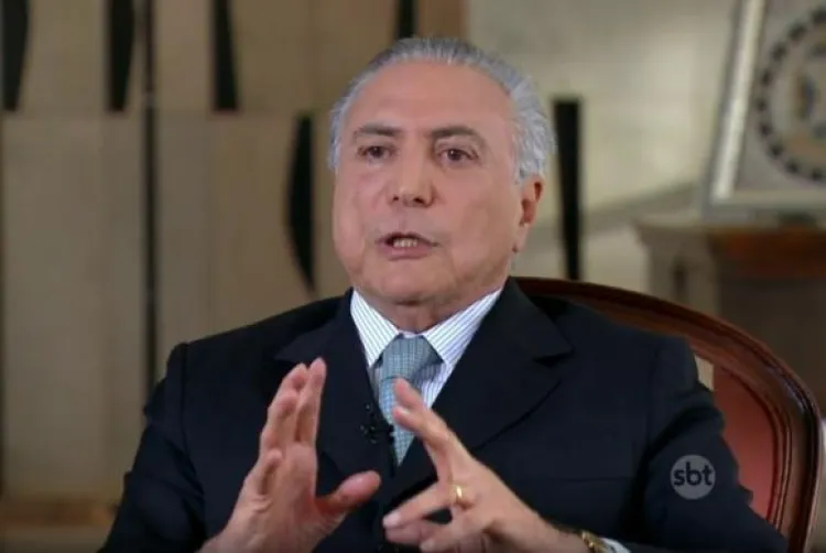 
Michel Temer (Reprodução de TV)