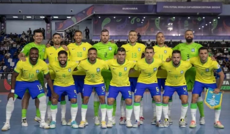  Seleção Brasileira de Futsal – Foto: Leto Ribas/CBF/ND