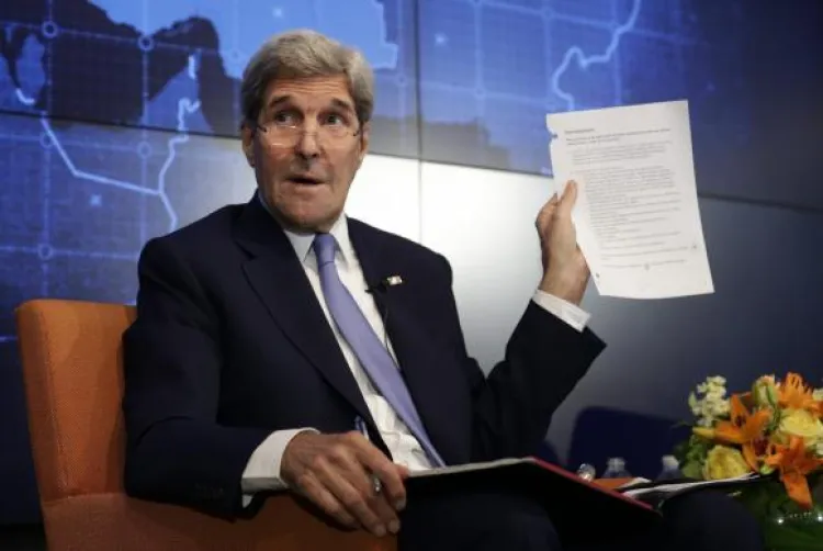O secretário de Estado,  John Kerry, é o primeiro chefe da diplomacia norte-americana a visitar Cuba em 70 anos Andrew Gombert/Lusa