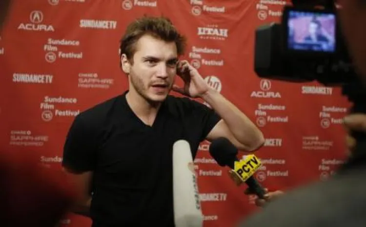Ator Emile Hirsch no Festival de Sundance em Park City, Utah. 23/1/2015. REUTERS/Jim Urquhart


